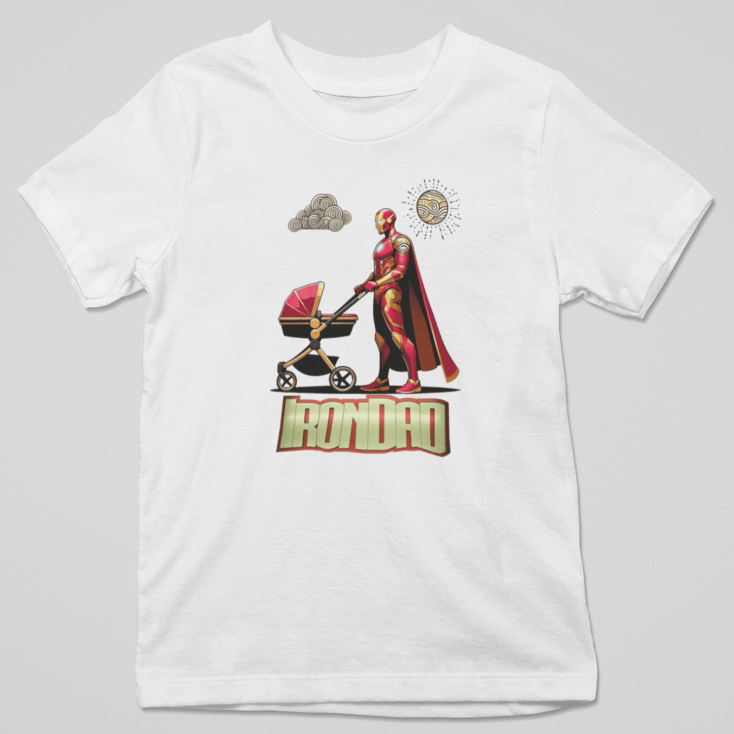 Camiseta "Iron Dad": ¡Un Héroe en el Mundo Real!