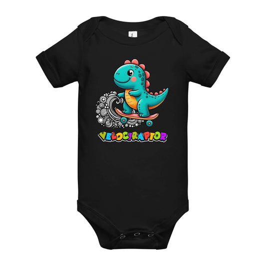 Body de bebé manga corta niño VELOCIRAPTORBody de bebé manga corta niño VELOCIRAPTOR