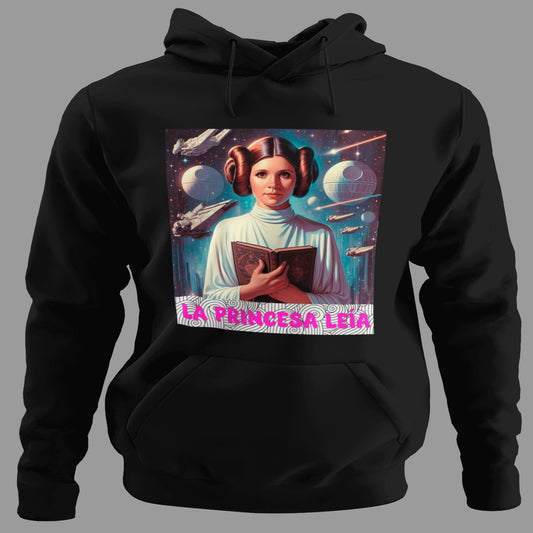 sudadera starwars princesa leia negro