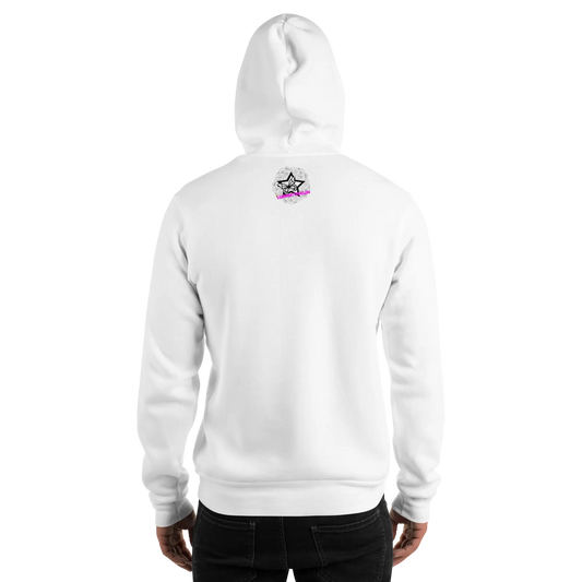 Vista lateral de sudadera Qué Me Estás Container para amantes del humor original y absurdo