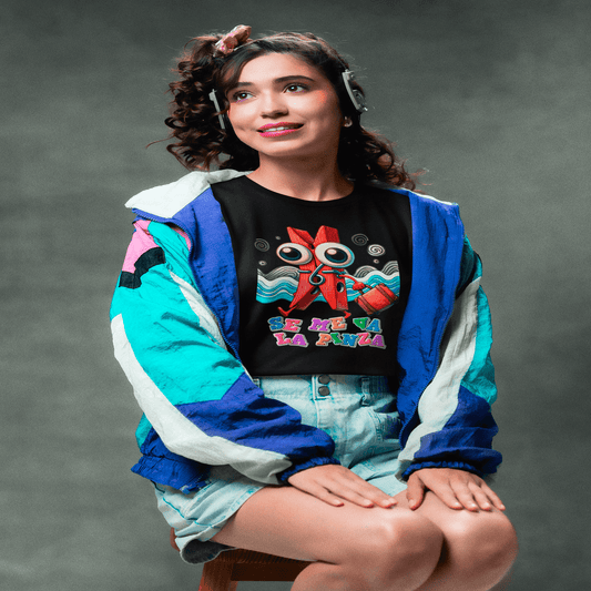 camiseta manga corta ochentera