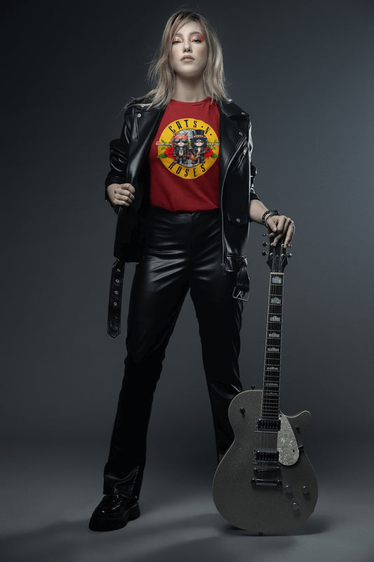 camiseta manga corta guns and roses