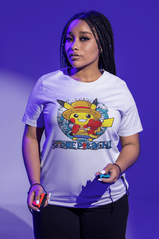 CAMISETA MANGA CORTA ONE PIECE PICACHU