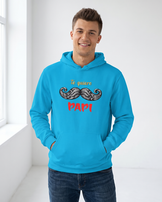 Hombre con sudadera Te Quiero Papi - Starway to Helen