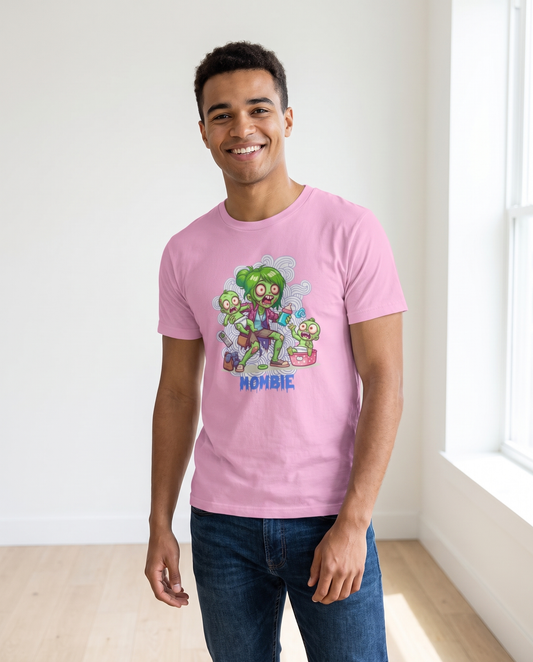 Hombre con camiseta Mombie, mamá zombi - Starway to Helen