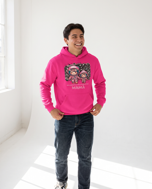 Hombre con sudadera Recorrería la Galaxia Contigo Mamá, Star Wars - Starway to Helen