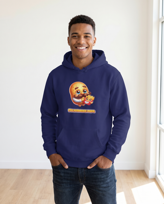 Hombre con sudadera Felicidades Papá, diseño especial Día del Padre - Starway to Helen
