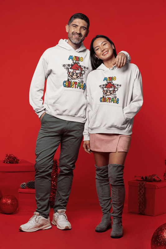 sudadera navideña Mario
humor geek navideño
StarWayToHelen
sudadera Mario Christmas
navidad estilo gamer