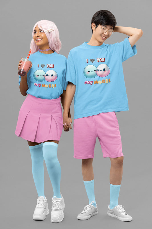 Camiseta I Love You Very Mochi