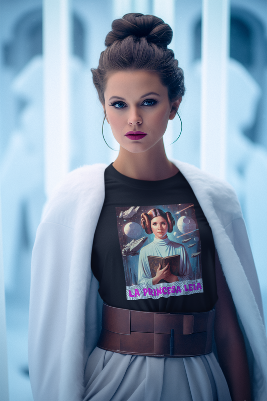 Camiseta "La Princesa Leia": La Fuerza Está en los Libros