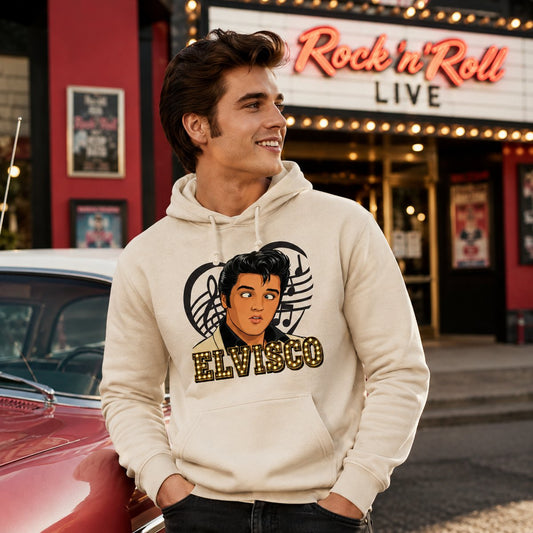Hombre con sudadera Elvisco, Elvis Presley - Starway to Helen