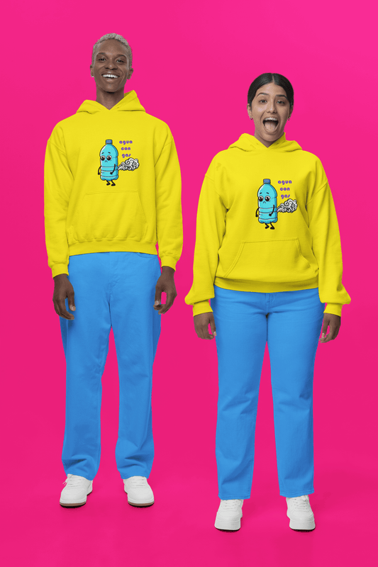 Sudadera "Agua con Gas" - ¡El humor burbujeante que necesitas en tu armario!
¿Eres de los que disfrutan del humor visual y las bromas ligeras? La sudadera "Agua con Gas" es la prenda ideal para ti. Con un diseño simpático y lleno de burbujas, esta sudadera no solo te mantendrá abrigado, sino que también hará reír a todos a tu alrededor. Perfecta para quienes aman el humor sencillo pero efectivo.
Características de la sudadera:
100% algodón, suave y cómoda, ideal para los días frescos.
Divertido diseño que