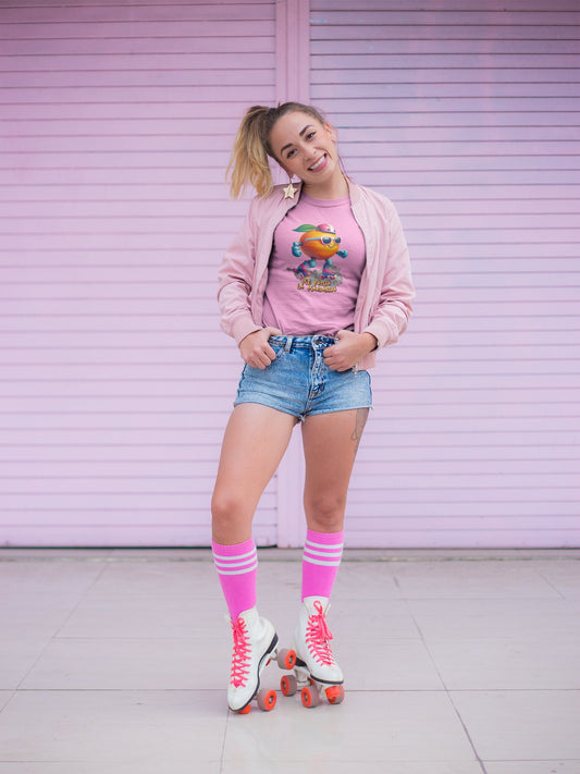 Camiseta Me Patina la Mandarina: ¡Rodando con Estilo y Frescura!