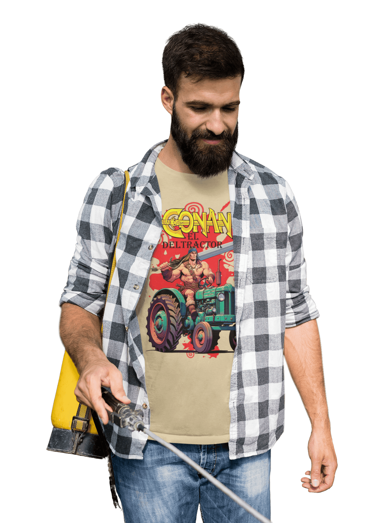 Camiseta Conan el Deltractor, parodia de Conan el Bárbaro - Starwaytohelen