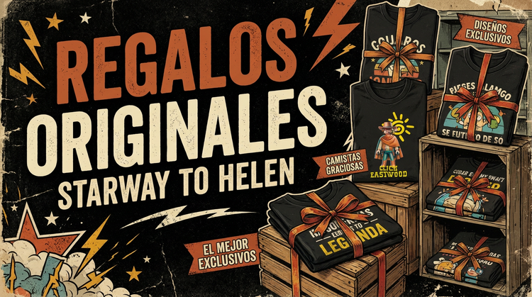 Regalos Originales y Divertidos - Camisetas y Sudaderas Starway to Helen