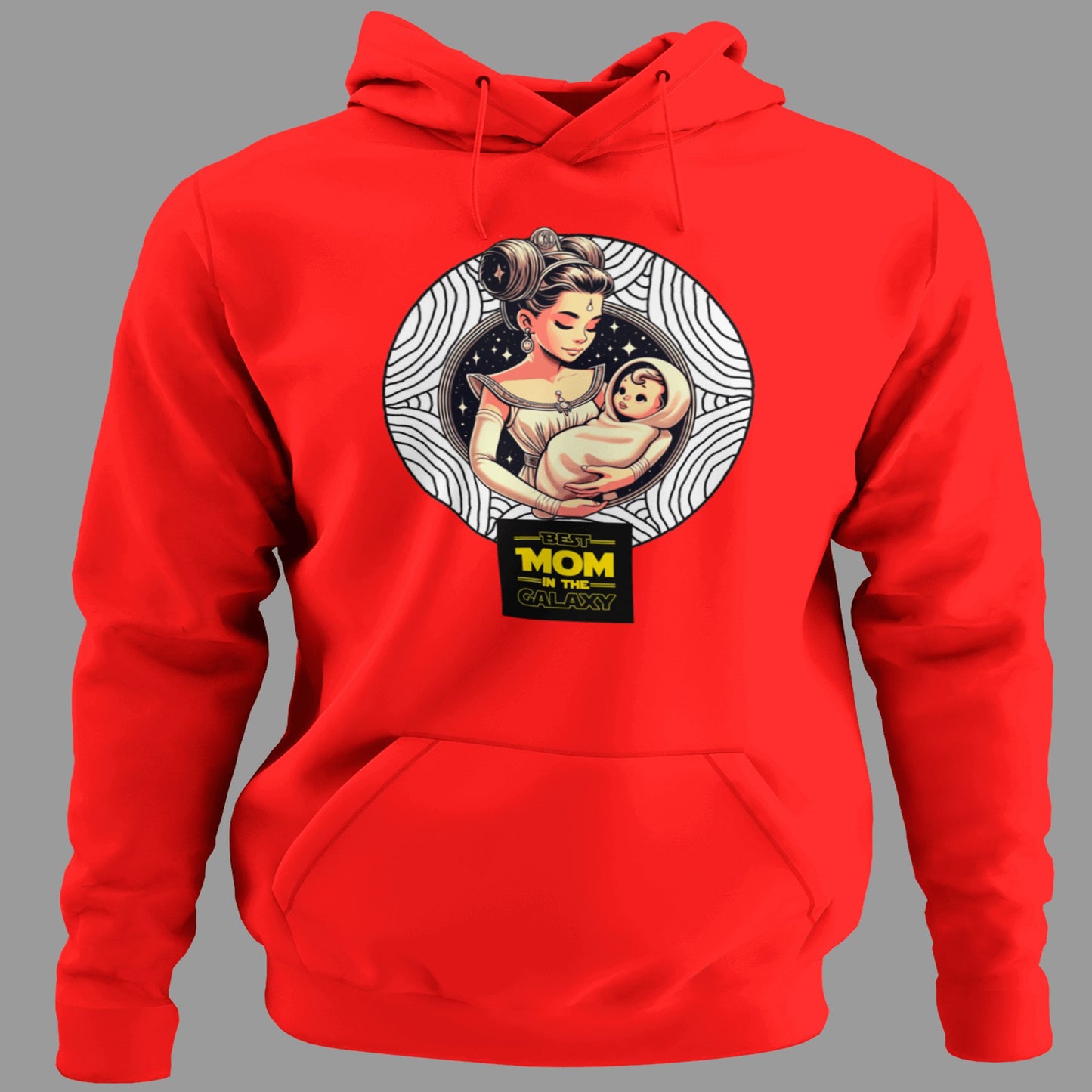 Sudadera Best Mom in the Galaxy diseño de Star Wars - Starway to Helen