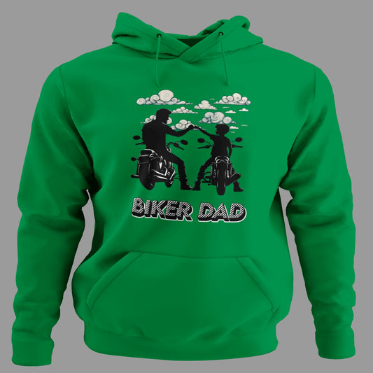 Sudadera Biker Dad con capucha, diseño papá motorista, regalo Día del Padre