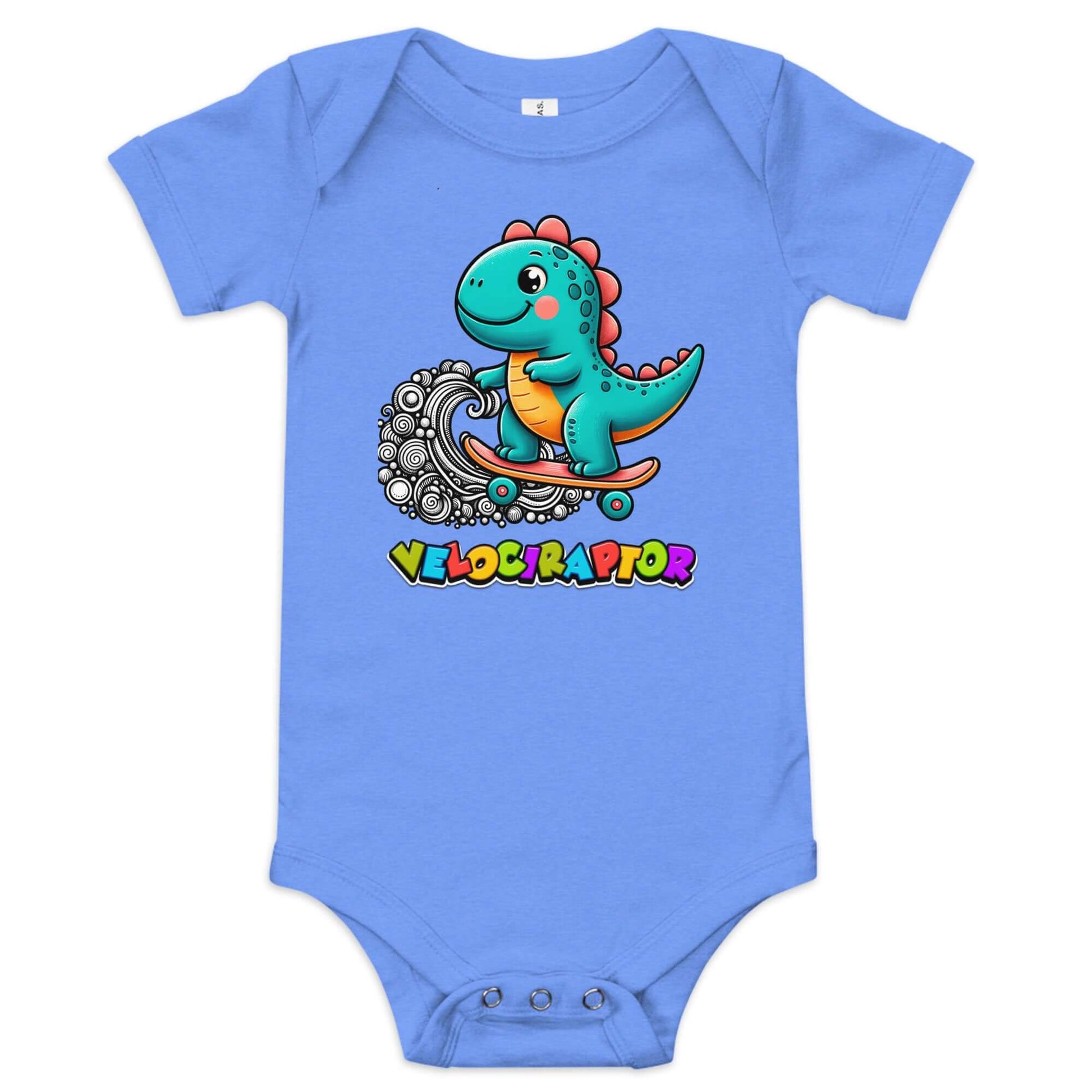 Body de bebé manga corta niño VELOCIRAPTORBody de bebé manga corta niño VELOCIRAPTOR