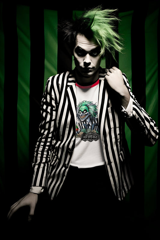 Camiseta Beetlejuice blanca