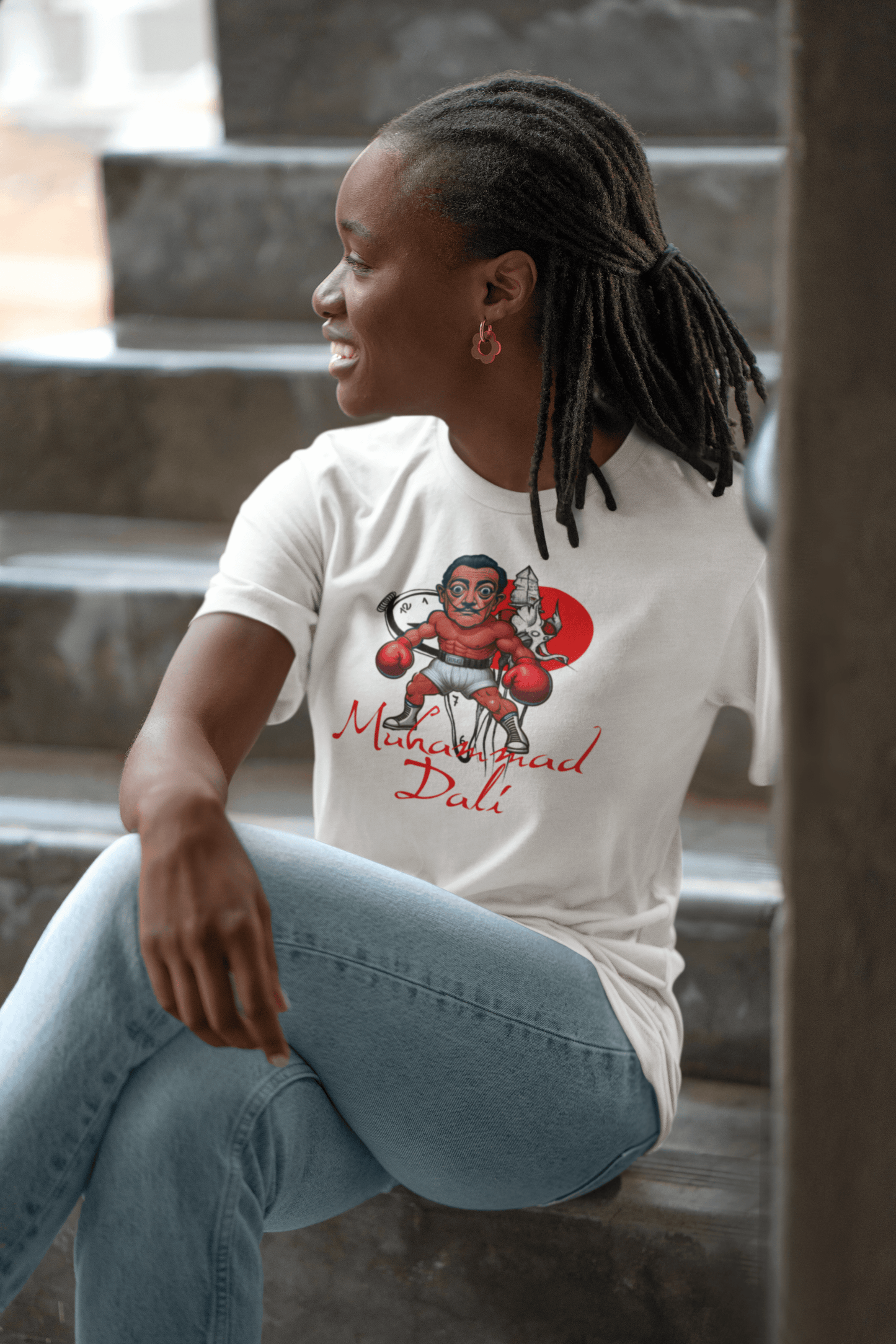 Camiseta divertida
Regalo para amantes del arte
Regalos para fanáticos del boxeo
Humor surrealista
Ropa original y creativa
Camiseta con diseño artístico
Regalos originales