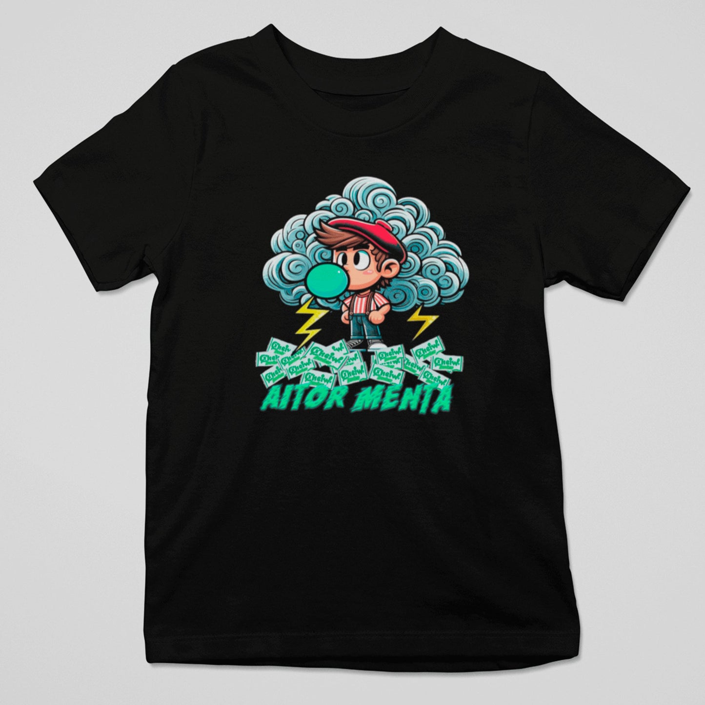 Camiseta Aitor Menta con juego de palabras