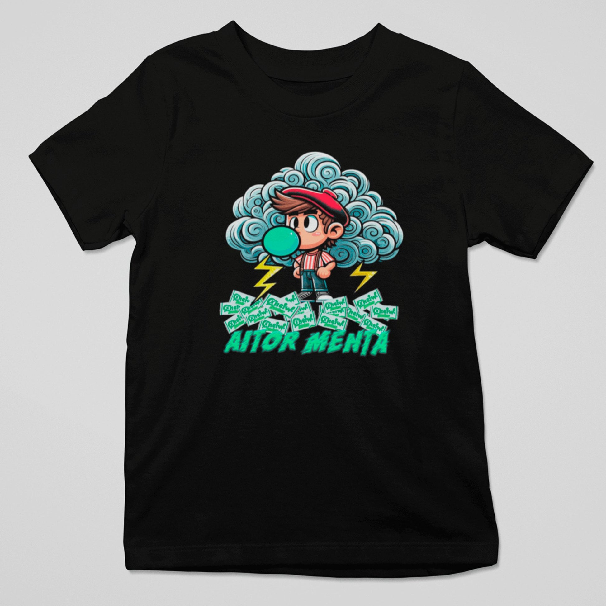 Camiseta Aitor Menta con juego de palabras
