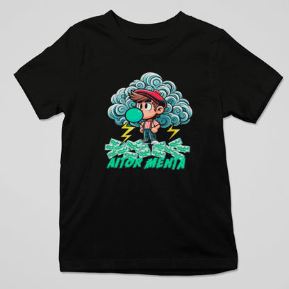 Camiseta Aitor Menta con juego de palabras