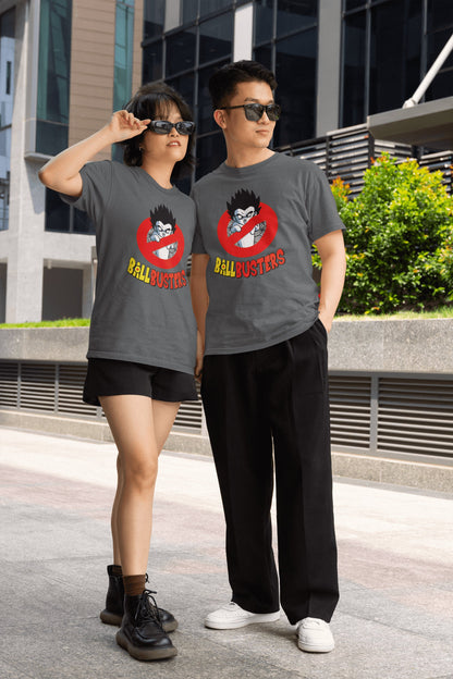 Mujer con camiseta Ballbusters, parodia de los Cazafantasmas (Ghostbusters) - Starway to Helen