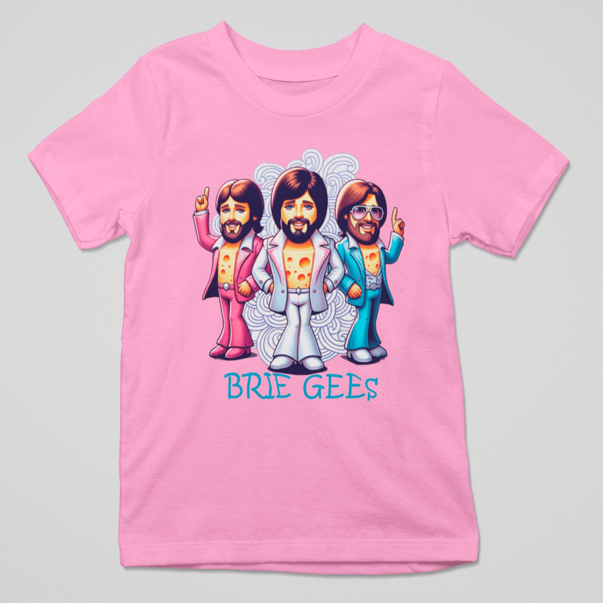 Camiseta Brie Gees parodia de la banda The Bee Gees - Starway to Helen