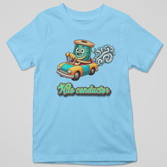 Camiseta Hilo Conductor con diseño eléctrico y humor técnico, regalo original