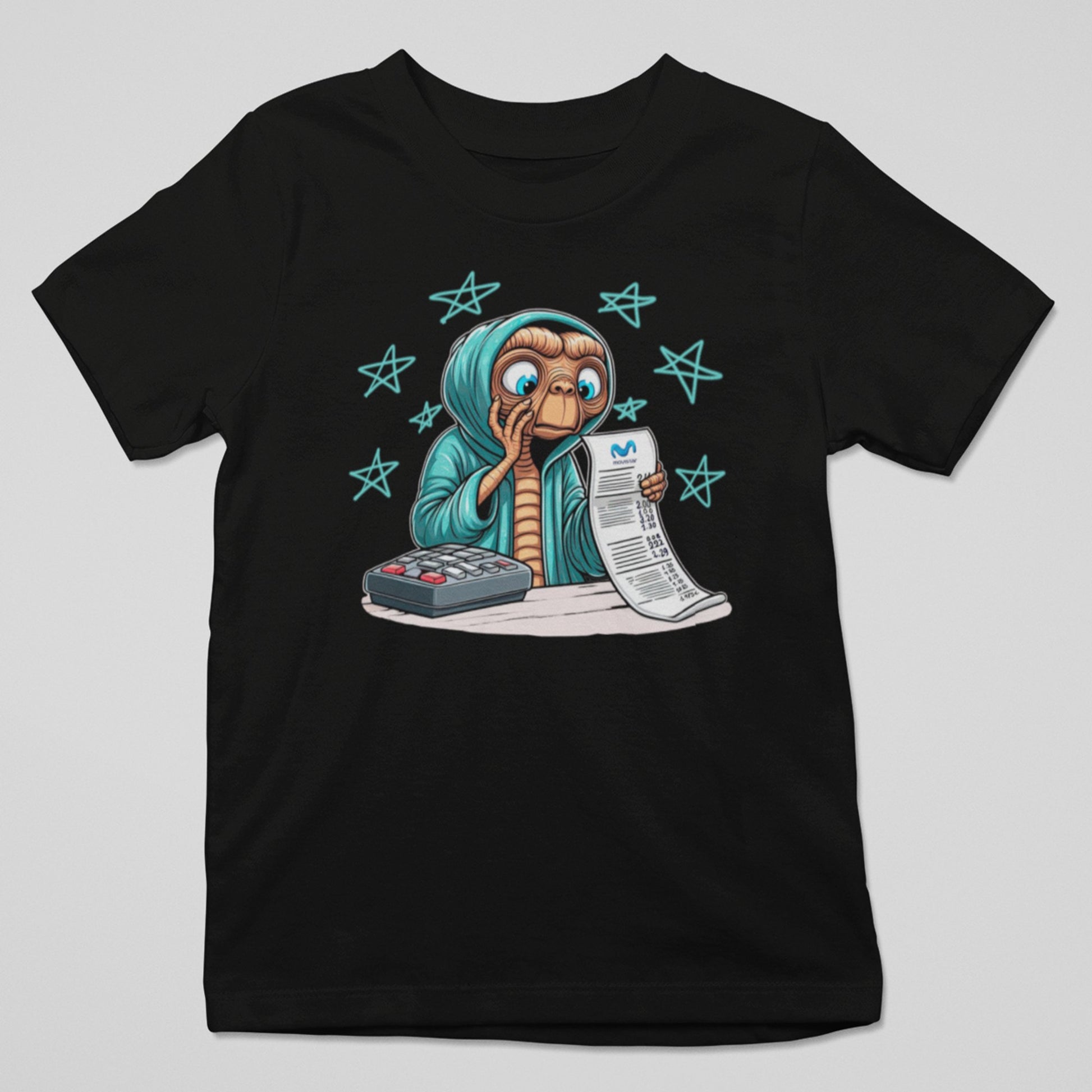 Camiseta ET Factura de la Luz parodia de E.T. el Extraterrestre - Starway to Helen