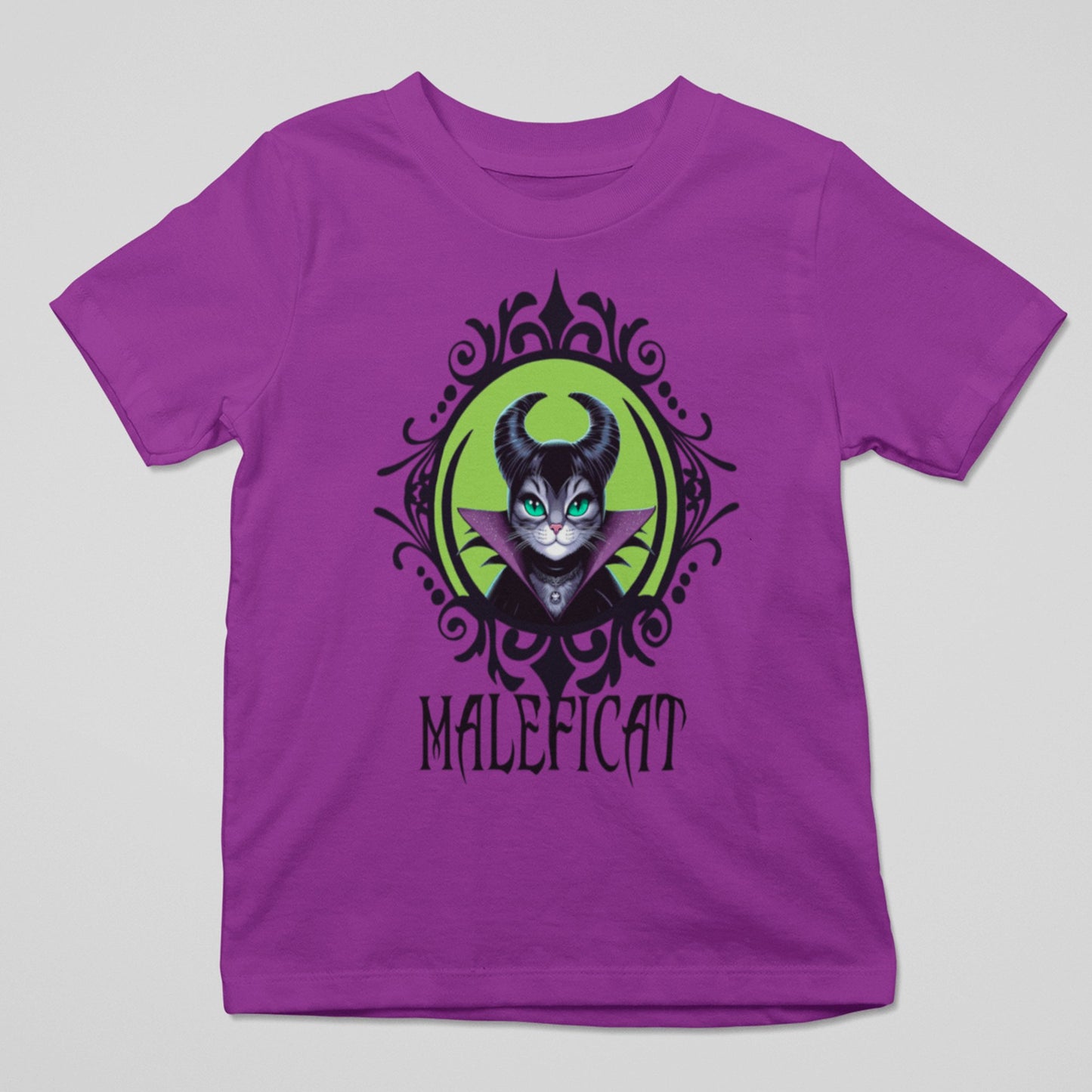 Camiseta Maleficat parodia de Maléfica (Disney) con gata - Starway to Helen