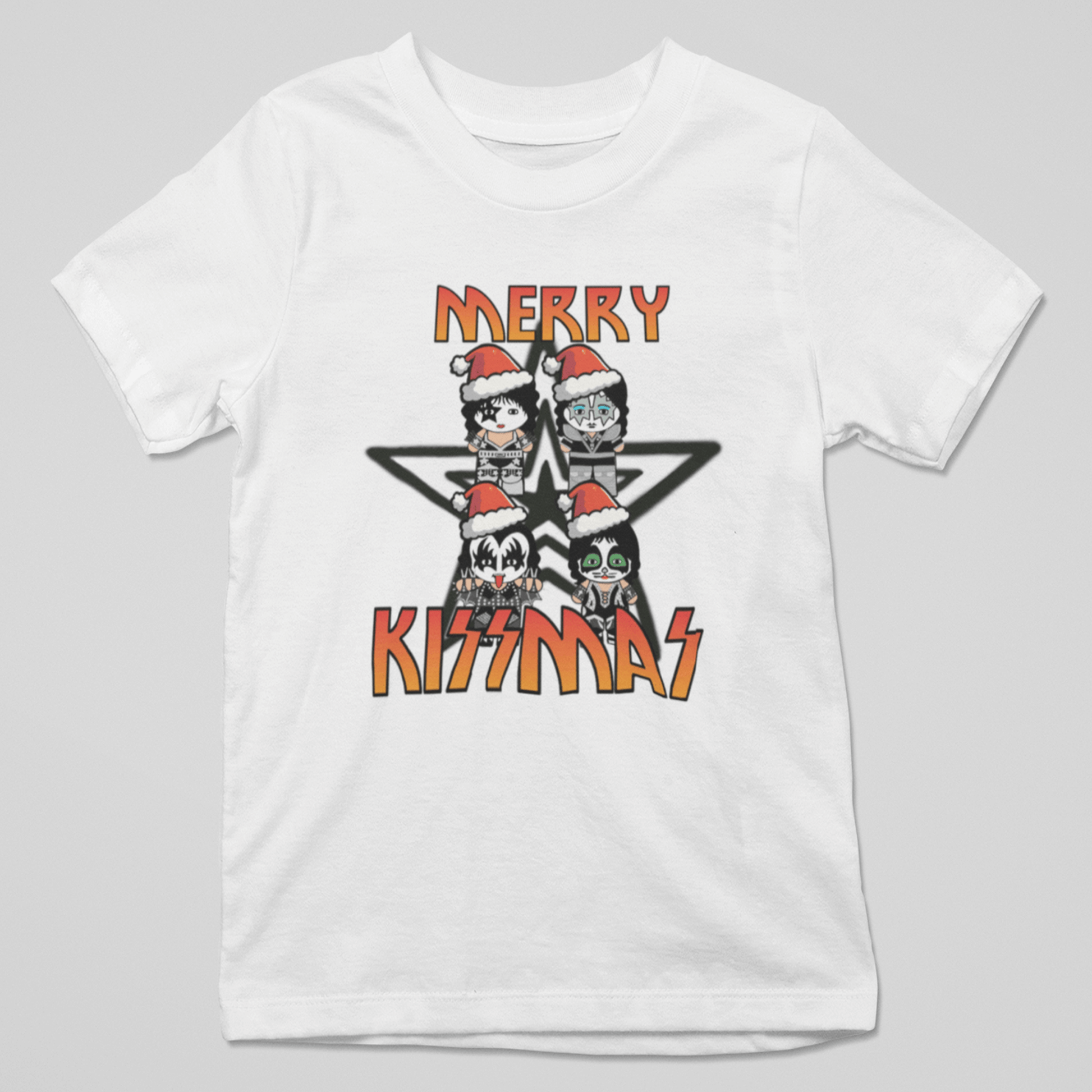 camiseta Merry Kissmas
camiseta Kiss Navidad
camiseta rock navideña
StarWayToHelen diseño