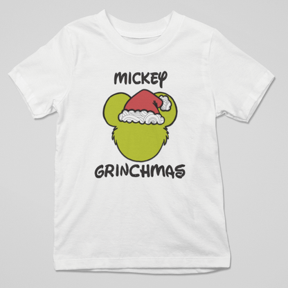 camiseta navideña
humor Mickey Grinch
ropa divertida para Navidad
StarWayToHelen diseño original