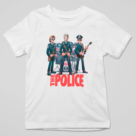 Camiseta The Police parodia de la banda musical