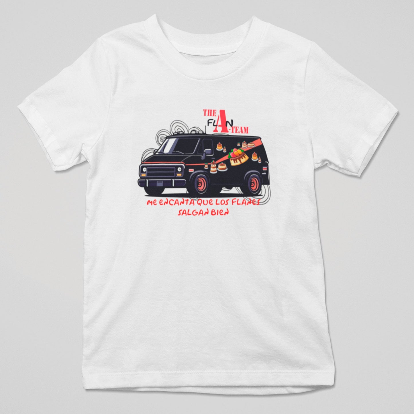 Camiseta The Flan Team parodia de El Equipo A (The A-Team) - Starway to Helen