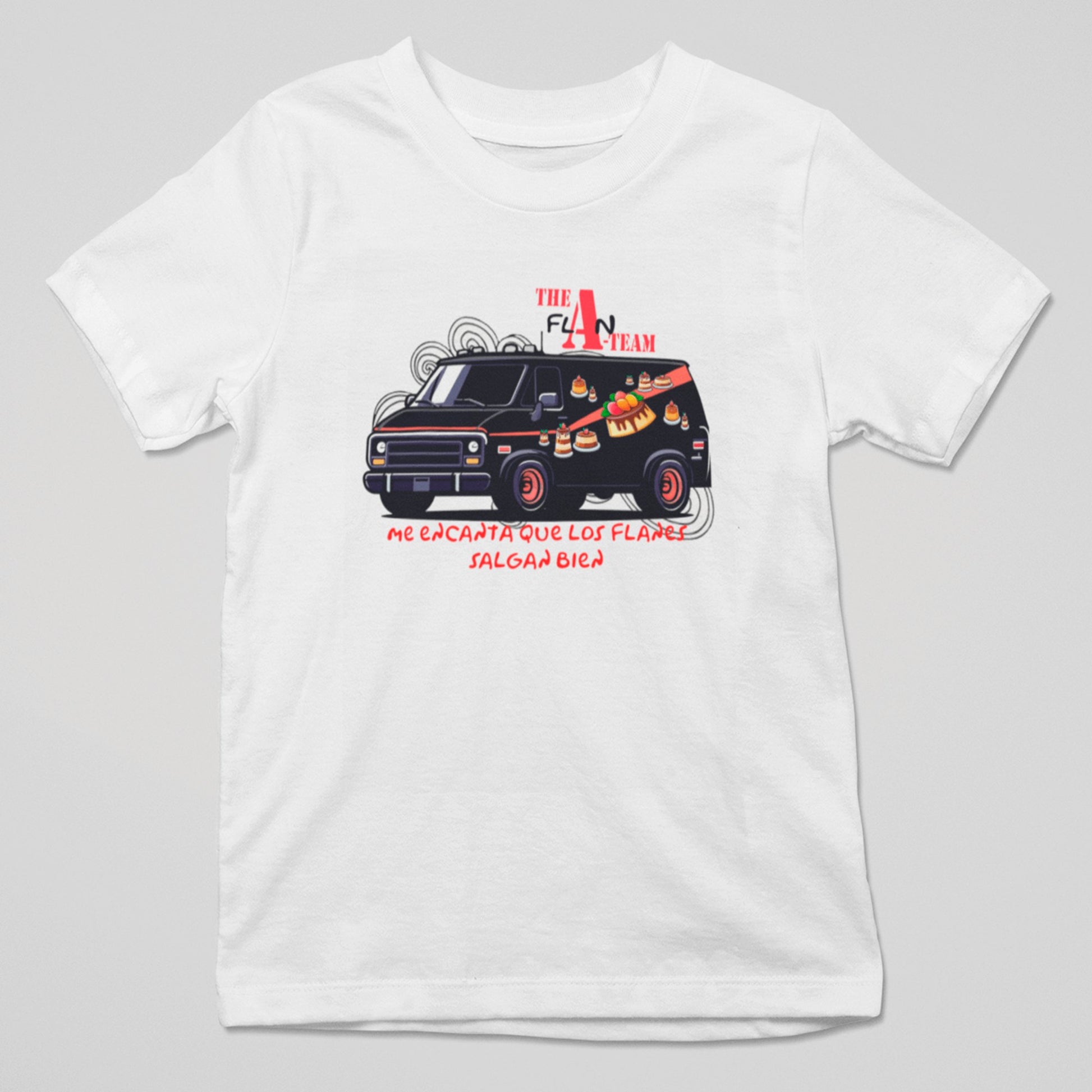 Camiseta The Flan Team parodia de El Equipo A (The A-Team) - Starway to Helen