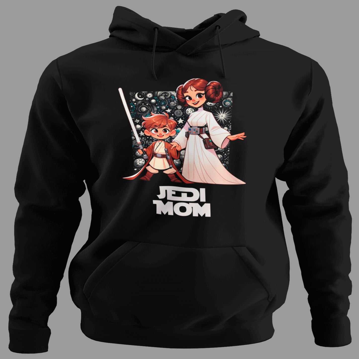 Sudadera Jedi Mom parodia de los Jedi de Star Wars - Starway to Helen