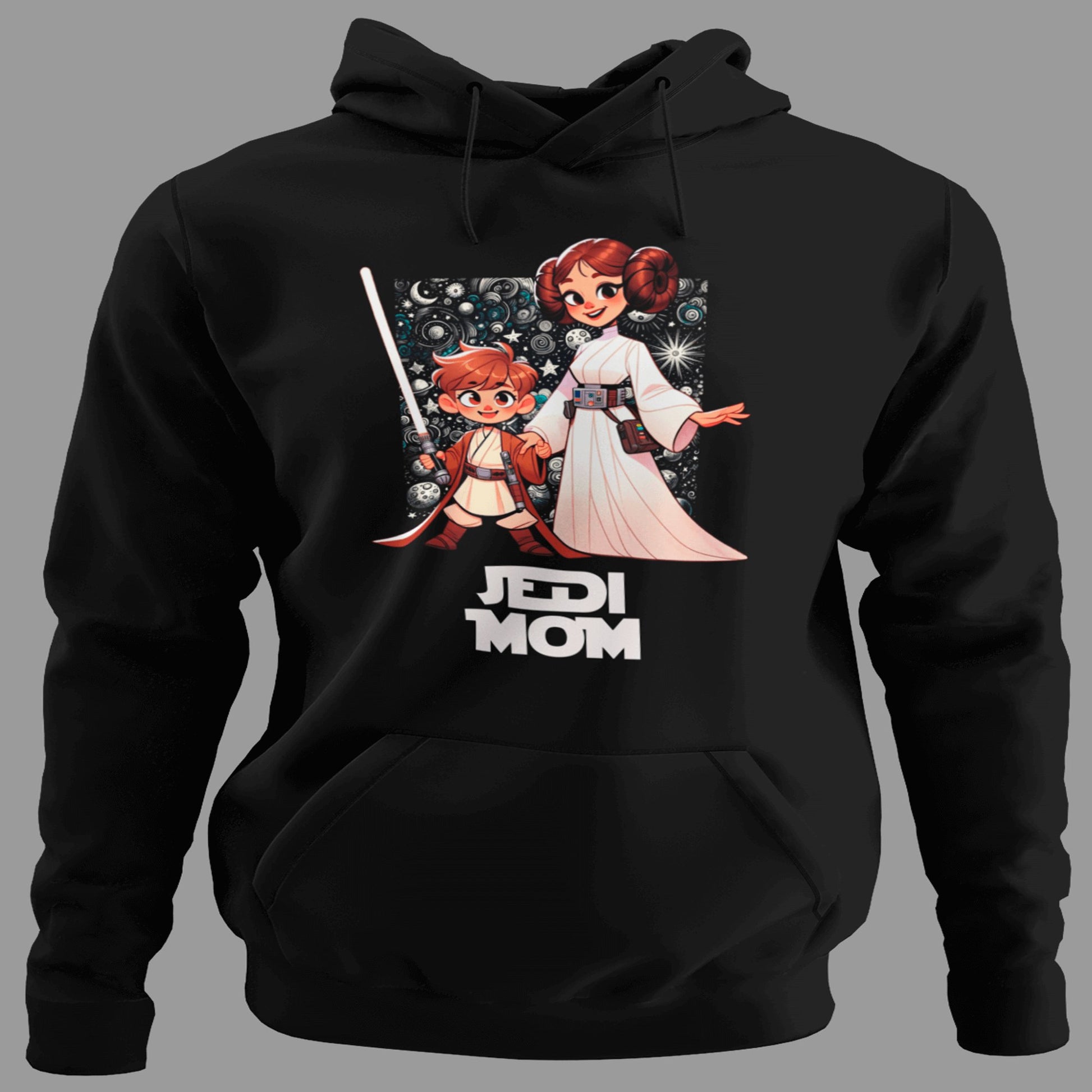 Sudadera Jedi Mom parodia de los Jedi de Star Wars - Starway to Helen
