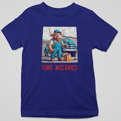Camiseta Toro Mecánico - ¡Para los Apasionados de la Mecánica!