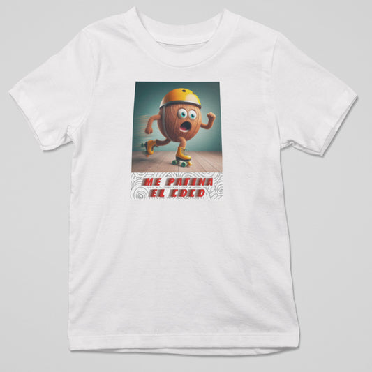 Camiseta manga corta me patina el coco