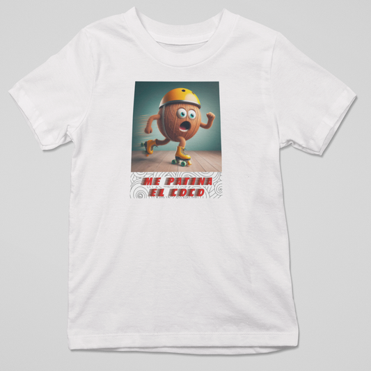 Camiseta manga corta me patina el coco