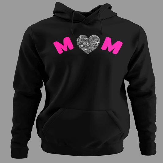 Sudadera "MOM": El Amor de Mamá en un Corazón