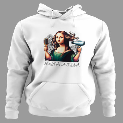 Sudadera Mona Alisa parodia de la Mona Lisa de Da Vinci - Starway to Helen