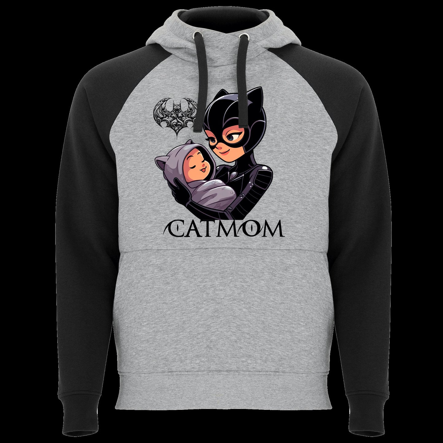 Sudadera CatMom con capucha, diseño mamá felina y humor, regalo Día de la Madre