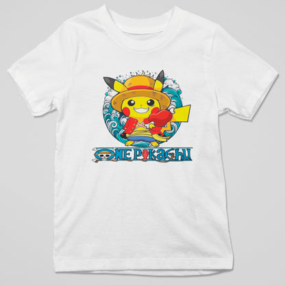 CAMISETA MANGA CORTA ONE PIECE PICACHU