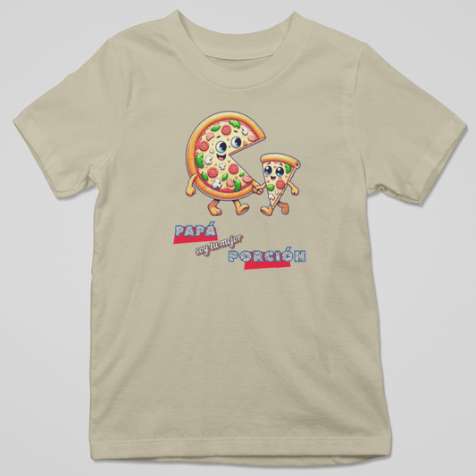 Camiseta "Papá, Soy Tu Mejor Porción": Amor en Cada Mordisco
