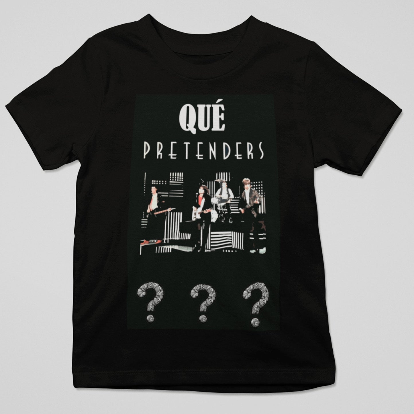 Camiseta Qué Pretenders parodia de la banda The Pretenders - Starway to Helen