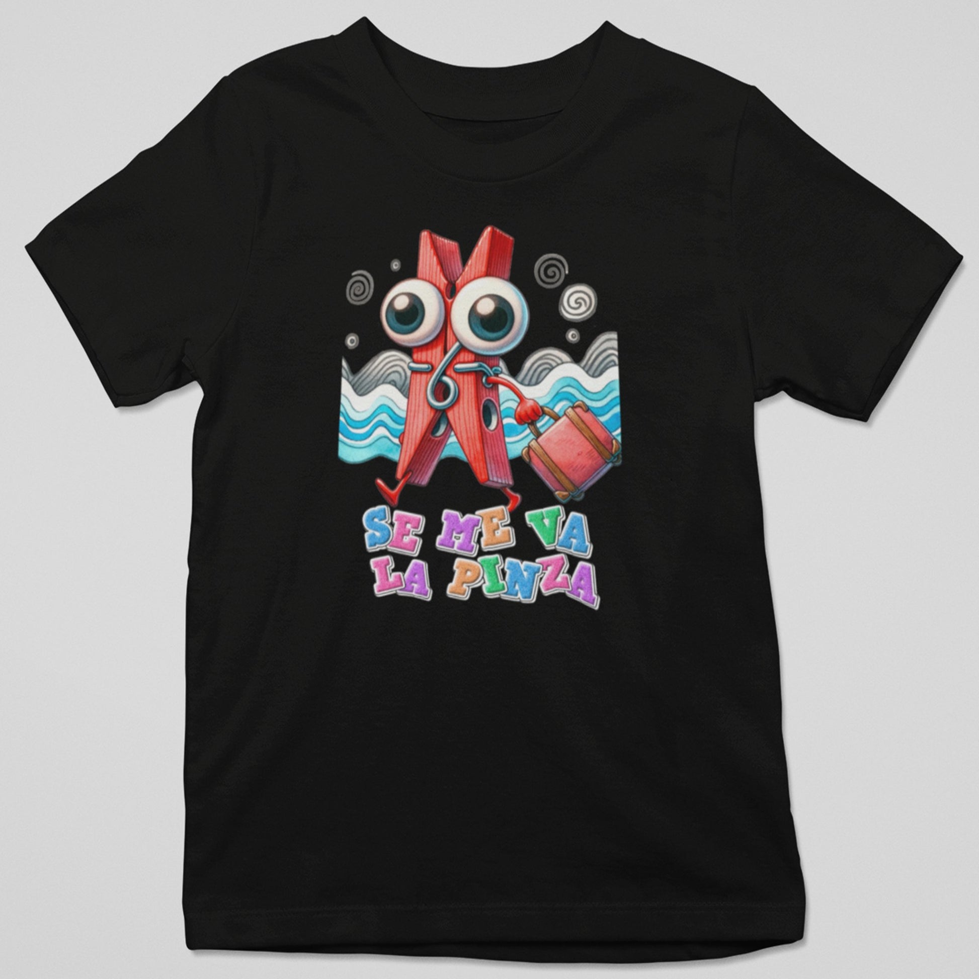Camiseta Se Me Va la Pinza con diseño pinza y humor disparatado, regalo original