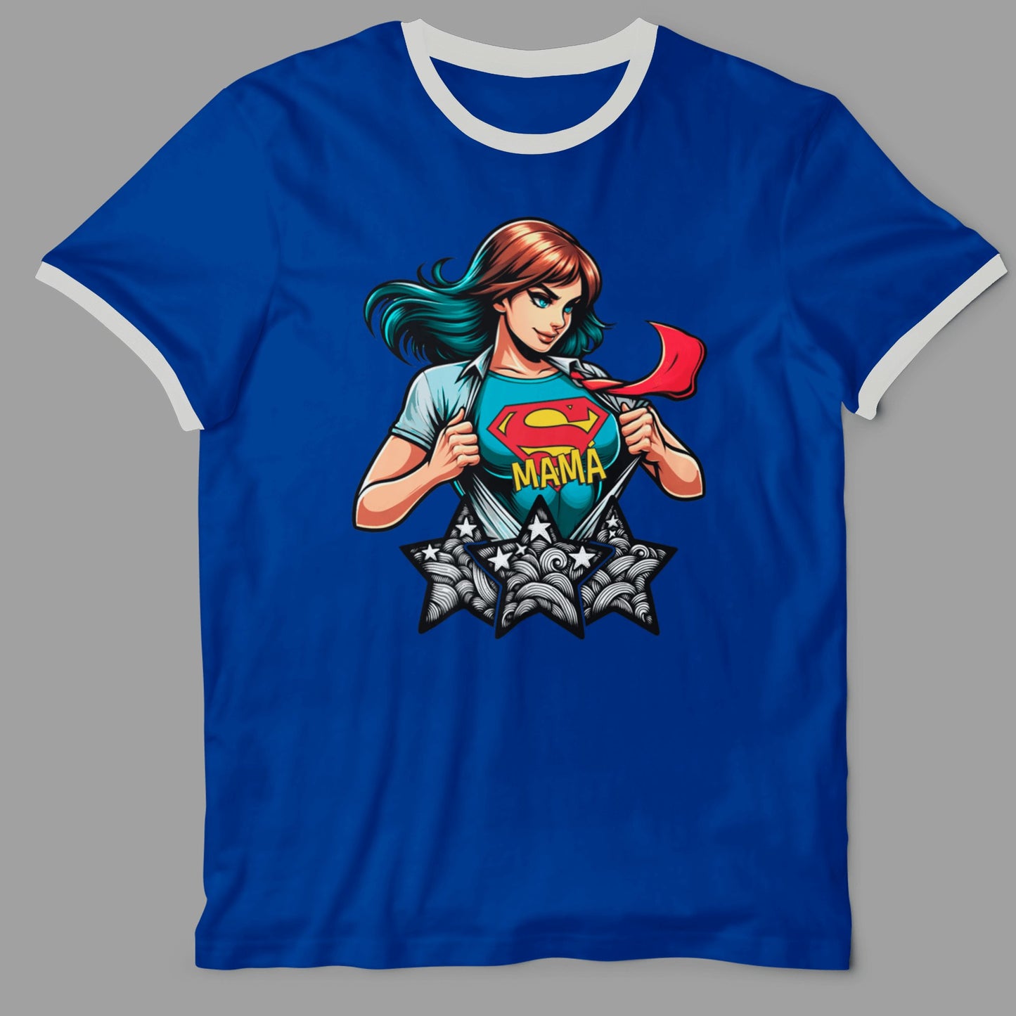 Camiseta Supermamá parodia de Superman para mamás - Starway to Helen